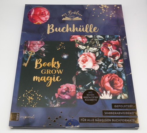 Buchhülle books grow magic - buchhülle,