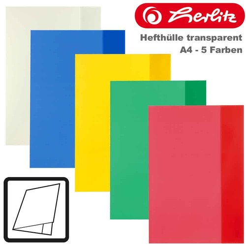 Herlitz hefthülle transparent - hefthülle,