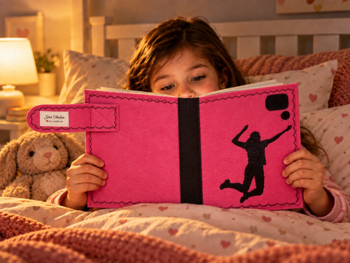 Handgemachte filz buchhülle - handgemachte, /
