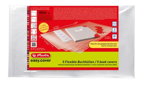Herlitz buchhüllen mit - buchhüllen,