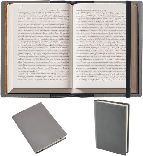 Buchhülle aus leder mit - a5,