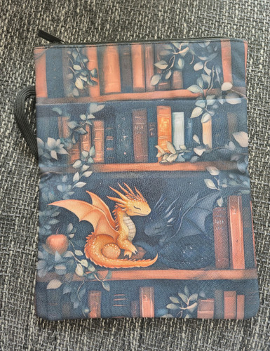 Buchtasche mit reißverschluss - mit,